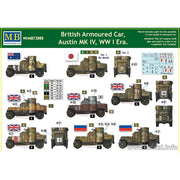Master Box 72008 1/72 British Armoured Car Austin Mk.III WWI 4820113080586