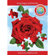 Madd Capp 1100 Rose 20pc Jigsaw Puzzle Greeting Card