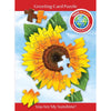 Madd Capp 1101 Sunflower 20pc Jigsaw Puzzle Greeting Card