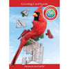 Madd Capp 1104 Cardinal 20pc Jigsaw Puzzle Greeting Card