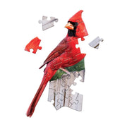Madd Capp 1104 Cardinal 20pc Jigsaw Puzzle Greeting Card