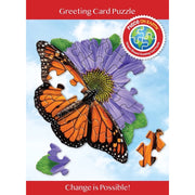 Madd Capp 1105 Butterfly 20pc Jigsaw Puzzle Greeting Card