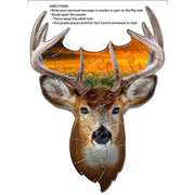 Madd Capp 1107 Buck 20pc Jigsaw Puzzle Greeting Card