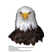 Madd Capp 1108 Eagle 20pc Jigsaw Puzzle Greeting Card
