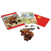 Madd Capp 1109 Highland Cow 20pc Jigsaw Puzzle Greeting Card