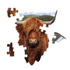 Madd Capp 1109 Highland Cow 20pc Jigsaw Puzzle Greeting Card