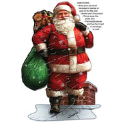 Madd Capp 1113 Santa 20pc Jigsaw Puzzle Greeting Card