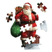Madd Capp 1113 Santa 20pc Jigsaw Puzzle Greeting Card