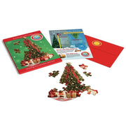 Madd Capp 1114 Christmas Tree 20pc Jigsaw Puzzle Greeting Card