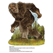 Madd Capp 1115 Sasquatch 20pc Jigsaw Puzzle Greeting Card