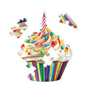 Madd Capp 1120 Cupcake 12pc Jigsaw Puzzle Greeting Card
