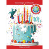 Madd Capp 1121 Birthday Cake 20pc Jigsaw Puzzle Greeting Card