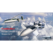 Modelcollect UA72215 1/72 German WWII Luftwaffe Weapon Set 3 with 2 x bv246 4 x fritz X and 2 x Hs293