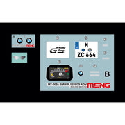 Meng MT-005s 1/9 BMW R 1250 GS ADV Pre-coloured Edition