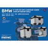 Meng SPS-091s 1/9 BMW R 1250 GS ADV Luggage Cases Pre-coloured Edition for MT-005/MT-005s