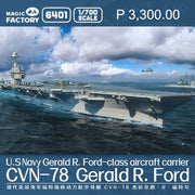 Magic Factory 6401 1/700 USS Gerald R. Ford CVN-78 Aircraft Carrier