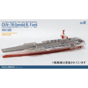 Magic Factory 6502 1/700 Clear Painted Colourful U.S. Navy Gerald R Ford class Aircraft Carrier - USS Gerald R. Ford CVN-78