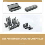 Magic Factory 7503 1/35 Armed Robot Dog & RQ-20 UAV Set