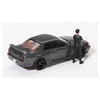 Mini GT 1/64 Nissan Skyline GT-R (R32) Nismo Gunmetal W/ Matsuda Figure Tsugio Matsuda Collection
