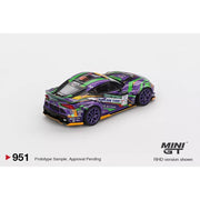 Mini GT MGT00951-BL 1/64 Toyota GR Supra KUHL 2021 D1GP Evangelion Racing