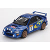 Mini GT MGT00975-L Subaru Impreza WRC98 - No.3, Mcrae/Grist - 3rd place, 1998 Rally Monte-Carlo
