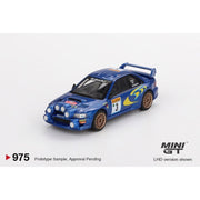 Mini GT 1/64 MGT00975-L Subaru Impreza WRC98 - No.3, Mcrae/Grist - 3rd place, 1998 Rally Monte-Carlo