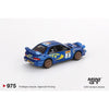 Mini GT 1/64 MGT00975-L Subaru Impreza WRC98 - No.3, Mcrae/Grist - 3rd place, 1998 Rally Monte-Carlo
