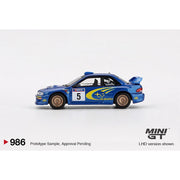 Mini GT MGT00986-L 1/64 Subaru Impreza WRC99 No.5 Richard Burns/Robert Reid 1999 Rally Australia Winner