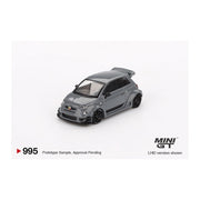 Mini GT MGT00995-R 1/64 Abarth 595 LB-WORKS x Abas Works Grey