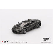 Mini GT MGT00997-L 1/64 Jaguar C-X75 Test Car - Carbon Fiber