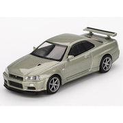 Mini GT MGT01003-R Nissan Skyline GT-R (R34) V-Spec II Nür - Millenium Jade