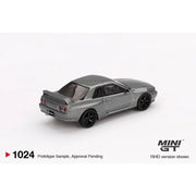 Mini GT 1/64 MGT01024-R Nissan Skyline GT-R NISMO BNR32 CRS Version Dark Metal Gray