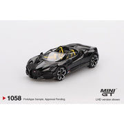 Mini GT MGT01058-L 1/64 Bugatti W16 Mistral Black