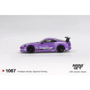 Mini GT MGT01067-R 1/64 Toyota Supra (A80) Top Secret GT-300 Top Secret Purple
