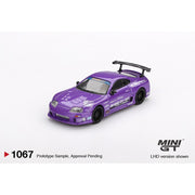 Mini GT MGT01067-R 1/64 Toyota Supra (A80) Top Secret GT-300 Top Secret Purple