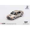Mini GT MGT01076-BL Mercedes-Benz 190 E 2.3-16 No.11 Ayrton Senna 1984 Nürburgring Race Of Champions With Figure Ayrton Senna Collection