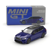 Mini GT MGT01080-R 1/64 BMW M5 Touring G99 Marina Bay Blue Metallic