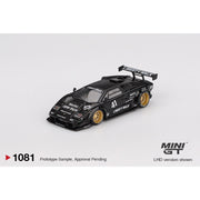 Mini GT MGT01081-L 1/64 Lamborghini Countach LB-Works Black