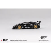 Mini GT MGT01081-L 1/64 Lamborghini Countach LB-Works Black