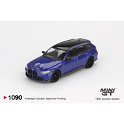 Mini GT MGT01090-R 1/64 BMW M3 Competition Touring Portimao Blue Metallic