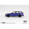Mini GT MGT01090-R 1/64 BMW M3 Competition Touring Portimao Blue Metallic