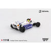 Mini GT MGT01118-BL Toleman TG184 No.19 Ayrton Senna 1984 Monaco Grand Prix 2nd Place