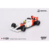 Mini GT MGT01120-BL McLaren MP4/6 No.1 Ayrton Senna 1991 Japanese Grand Prix 2nd Place