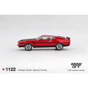 Mini GT MGT01122-L 1/64 Ford Mustang Mach1 1971 Race Red