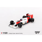 Mini GT MGT01123-L 1/64 McLaren MP4/4 No.11 Alain Prost 1988 Japanese Grand Prix 2nd Place