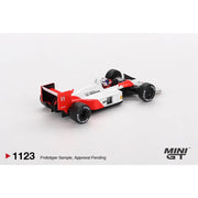 Mini GT MGT01123-L 1/64 McLaren MP4/4 No.11 Alain Prost 1988 Japanese Grand Prix 2nd Place