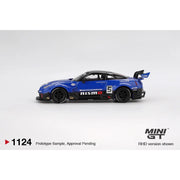 Mini GT MGT01124-R 1/64 LB-Silhouette Works GT Nissan 35GT-RR Ver.2 Blue