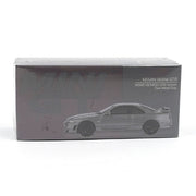 Mini GT MGT01128-R 1/64 Nissan Skyline GT-R Dark Metal Gray (NISMO BCNR33 CRS Version)