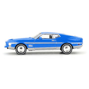 Mini Gt MGT01138-L 1/64 Ford Mustang Mach 1 Grabber Blue