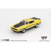 Mini GT MGT01139-L 1/64 Ford Mustang Mach1 Grabber Yellow